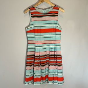 CeCe Spring Pleaded Dress, Size 8